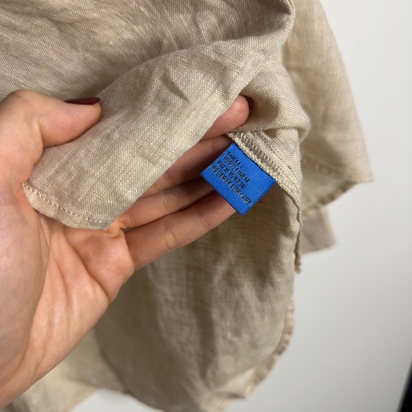 J. MCLAUGHLIN Linen Long Sleeve Button Down Shirt - Picture 8 of 8